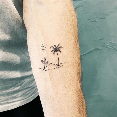 Lonely island tattoo by tattooist Cholo - Tattoogrid.net