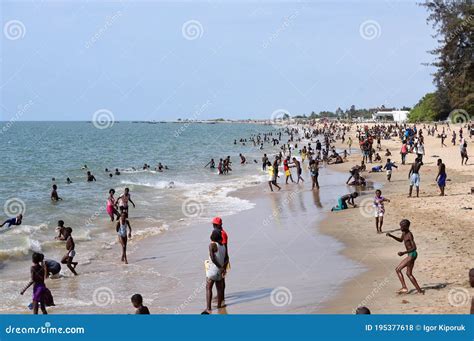 Beach in Benguela. Angola. editorial stock photo. Image of coast ...