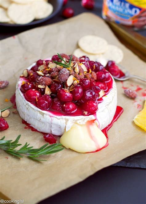 Baked Brie With Cranberries And Almonds Recipe - Cooking LSL