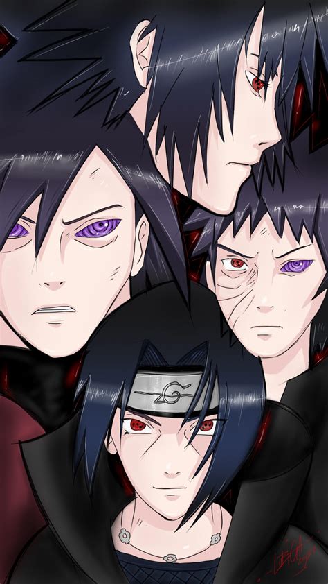 Uchiha Blood Line Madara Obito Itachi and Sasuke by lubiga on DeviantArt