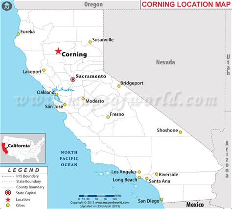 Where is Corning, California