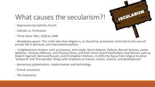 Religion and secularism | PPT