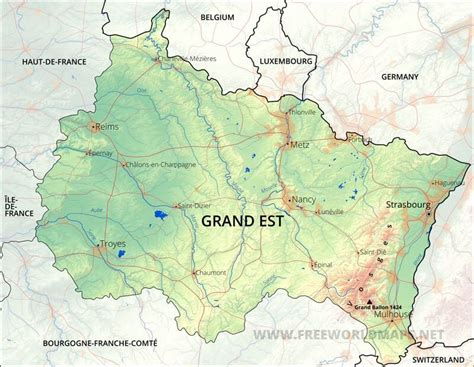 Grand Est Map