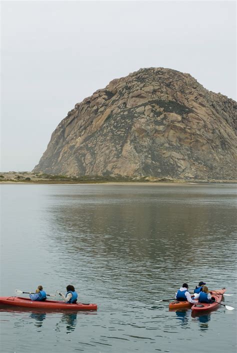 Free Stock photo of Kayaking at Morro Bay with Big Rock | Photoeverywhere