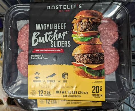 Rastelli's Wagyu Beef Butcher Sliders - Costco97.com