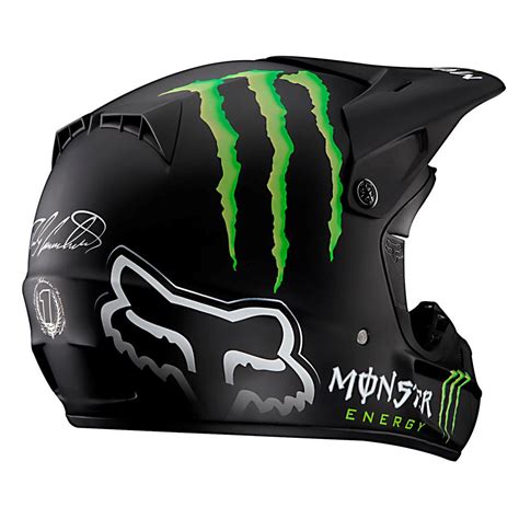 Fox Monster Energy Helmet / Motocross Gear: Fox Monster Energy White ...