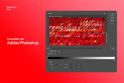 200 Red Photoshop Gradients - Photoshopresource