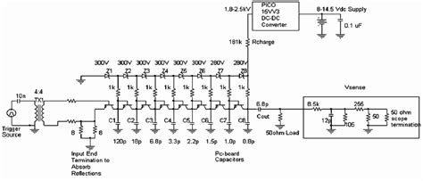 Complete avalanche pulse generator circuit. | Download Scientific Diagram