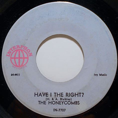 The Honeycombs - Have I The Right? (1964, Vinyl) | Discogs