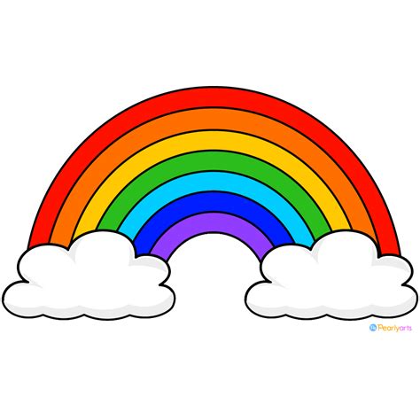 Top 58+ imagen rainbow cartoon transparent background - Thpthoanghoatham.edu.vn