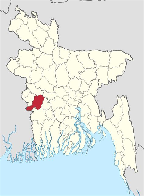 ملف:BD Jhenaidah District locator map.svg - المعرفة