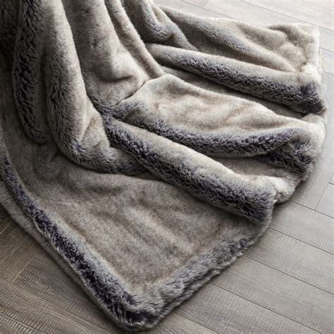 Luxury Faux Fur Throw Blanket Super Soft Oversized Thick Warm Afghan 60 ...