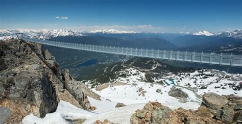 The 427-ft-long mountaintop suspension bridge at Whistler is now open ...