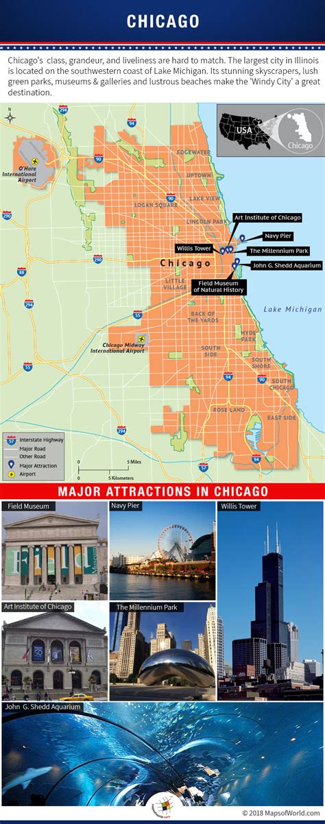 Chicago Tourist Map - Infoupdate.org