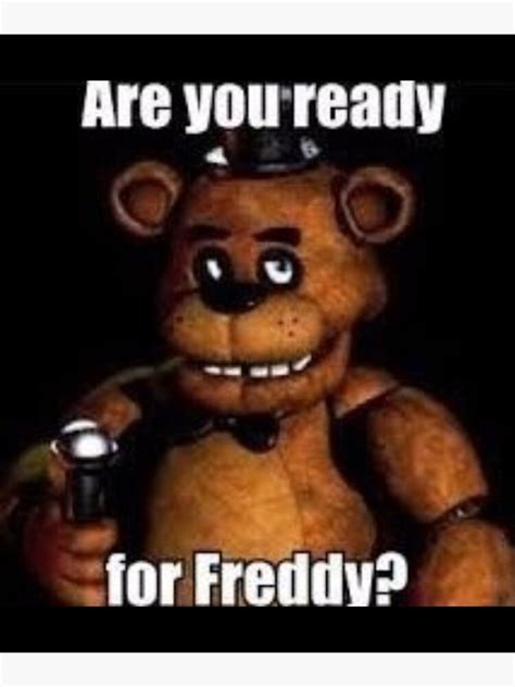 "Are You Ready For Freddy " Poster for Sale by Hubertwhite | Redbubble