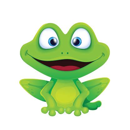 Cartoon Of Baby Frog Clip Art, Vector Images & Illustrations - iStock