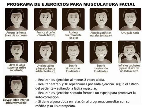 Ejerc para parálisis facial. | PPT