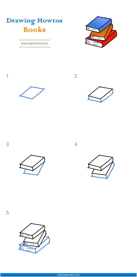 How To Draw A Book Step By Step