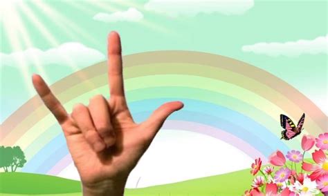 Sign Language (ASL) - Learn the Colors of the Rainbow With Song | Small ...