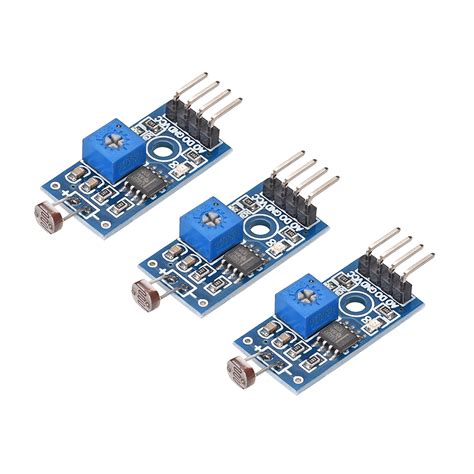 Photosensitive Sensor Module Digital Light Intensity Detection 4pins DC 3.3-5V for Arduino UNO ...