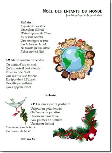 Chant – Noël des enfants du monde