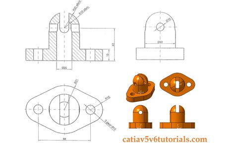 CATIA V5 Video Tutorial for Beginners #9 - Part Design