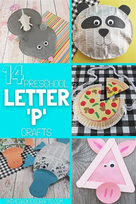 15 Letter P Crafts • In the Bag Kids' Crafts