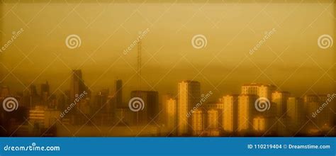 Mandaluyong City Skyline in the Evening Editorial Stock Image - Image of sunset, philippines ...