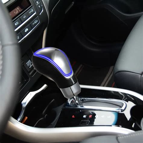 Touch Activated Car Gear Shift Knob LED Light Knob Shifter Automatic Gear Knobs 4 Colors For ...