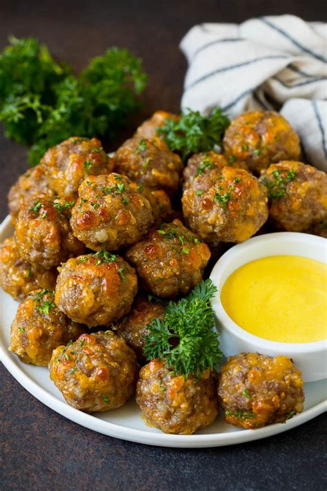 Sausage Balls Recipe - Dinner at the Zoo