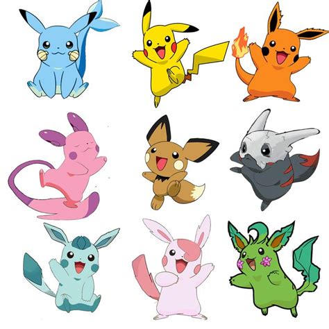 Pikachu Eevee Evolutions (art by Ironscar17) | Pikachu, Pokemon ...