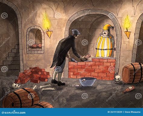 The Cask of Amontillado stock illustration. Illustration of horror ...