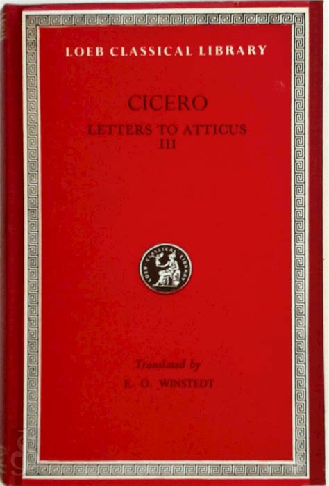 Cicero Letters to Atticus - Volume III - Cicero | De Slegte