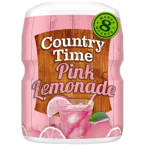 Country Time Pink Lemonade Naturally Flavored Powdered Drink Mix, 19 oz ...