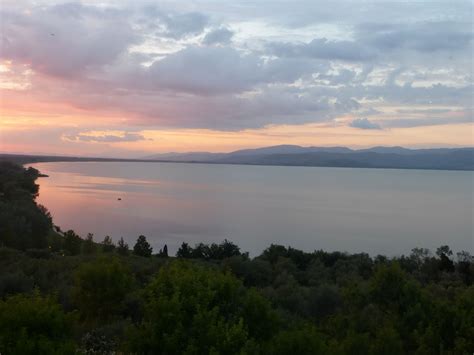 sunset Lake Trasimeno