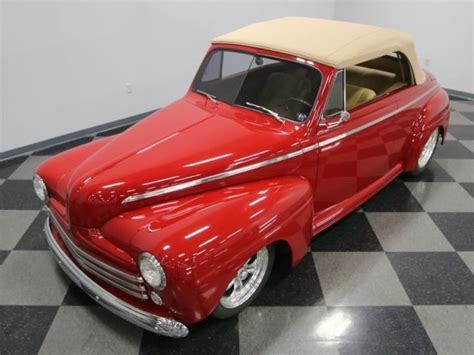 1946 Ford Club Coupe Convertible 810 Miles Red Convertible LS1 5.7 ...