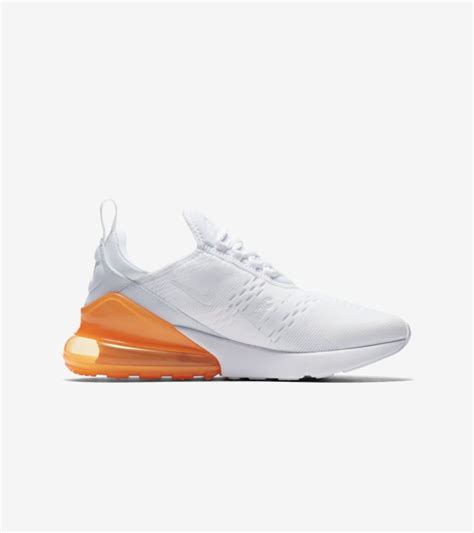 Nike Air Max 270 White Pack 'Total Orange' Release Date. Nike SNKRS IE