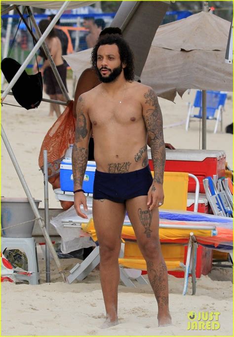 Brazilian Soccer Star Marcelo Vieira Jr. Flaunts His Fit Body at the ...