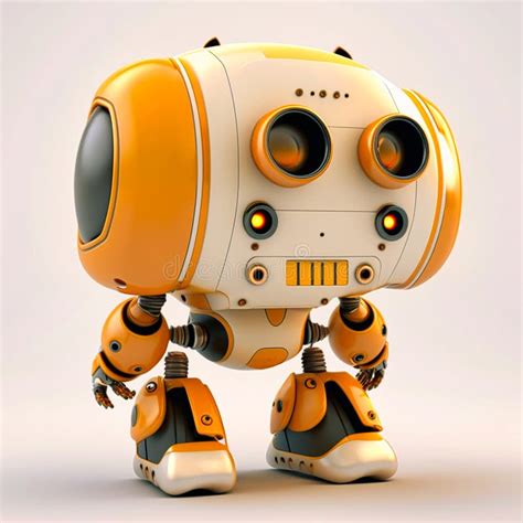 Cute Robot Png without Background, Generative AI Stock Illustration - Illustration of future ...