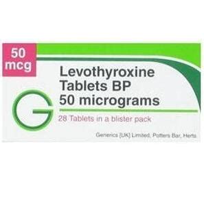 Levothyroxine Sodium Tablet 50mcg - Prescriptions | Chemist Direct