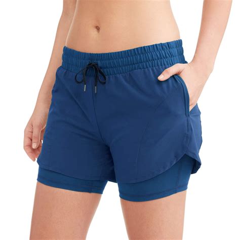 Avia Women's Core Active 2fer Woven Running Short with Pockets ...