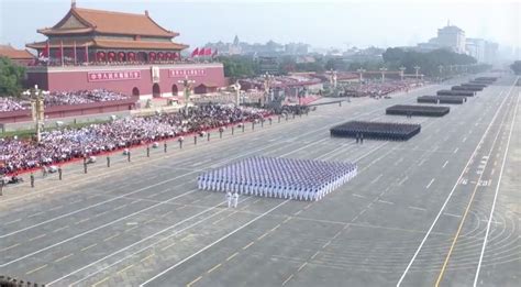 Foot formations feature 'newcomers' in China's National Day parade - CGTN