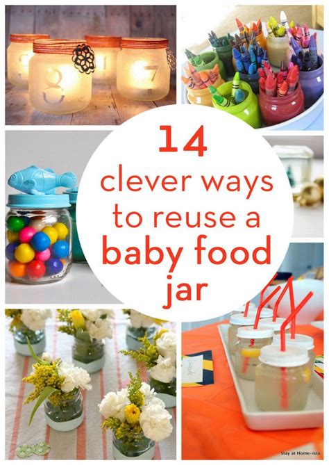 great ideas to repurpose empty baby food jars! | Baby food jars, Baby ...