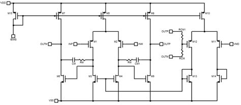 Differential Amplifier Schematic