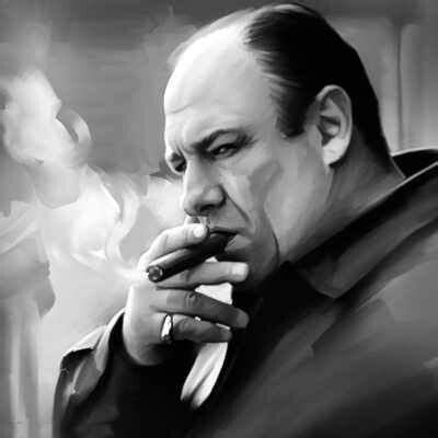 James Gandolfini- Tony Soprano | Tony soprano, Sopranos, Tony soprano art