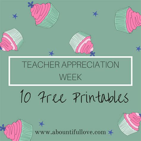 Teacher Appreciation Day Printable Cards