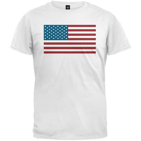 Old Glory - American Flag White T-Shirt - Walmart.com - Walmart.com