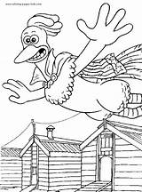 Chicken Run color Page  Print Fun coloring Pages sketch template