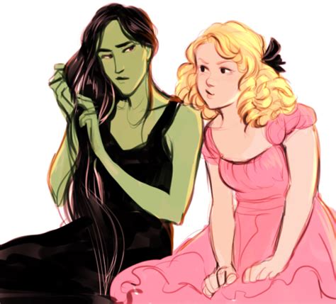 Glinda and Elphaba - Wicked Fan Art (37828026) - Fanpop