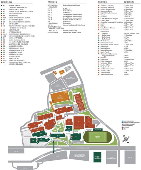 Campus Map | Glendale Community College